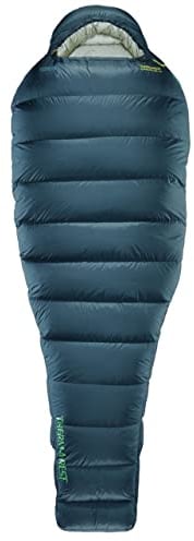 Therm-a-Rest Hyperion 20f/-6c Ultraleichter Daunen-Camping-Schlafsack, Deep Pacific, Regular