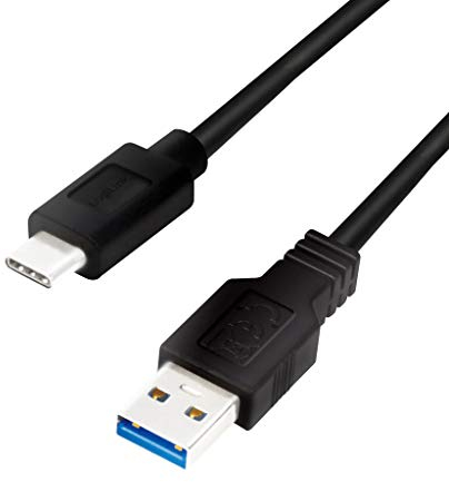 LogiLink CU0170 - USB 3.2 Gen 1x1 Anschlusskabel, USB-A zu USB-C™, Schwarz, 2m