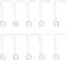 LEEQ 15 Pièces Anneau de Nez Transparent Flexible Nose Stud Retenue pour Body Piercing