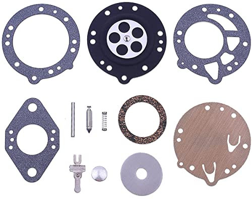 Membrane e Guarnizioni Kit per STIHL 08S 070 090 TS350 TS360, AUMEL Set Riparazione Carburatore Zama RB42 Ricambi Compatibili con Carburatore Serie Zama LA-S6 S7 S8 S9