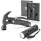 STAHLWERK Multitool mit 12 Werkzeugen, hochwertiges Taschenmesser/Klappmesser/Multifunktionswerkzeug mit Hammer, Messer, Säge, Feile, Kombizange, Schraubendreher etc. inklusive LED Taschenlampe