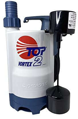 Pompe de relevage Pedrollo TOP2VORTEXGM 0,37 kW jusqu' 10,8 m3/h monophase 220V Bleu Inox Industrielle