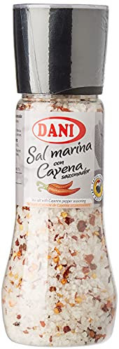 Dani - Sal con Cayena con Molinillo - Tamaño Familiar 400 gr.