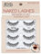 Ardell Lot de 4 paires de faux cils nus 424 - Noir moelleux - Améliore les yeux - Super doux - Confortables - Sans cruauté envers les animaux