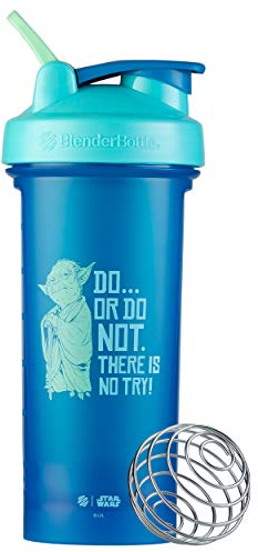 BlenderBottle C04767 Star Wars Classic V2 Shaker Bottle Perfect for Protein Shakes and Pre Workout, Stainless Steel, Do. Or Do Not. There is No Try