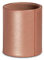 OSCO Blush Stiftebehälter aus Kunstleder | Stifthalter | Schreibtisch-Organizer | Büro-Organizer | Make-up-Aufbewahrung | Kosmetik-Display | H 10,5 x B 8,7 x T 8,7 cm |