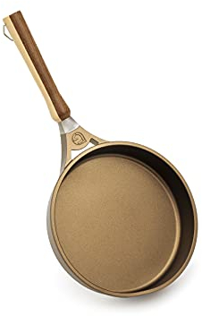 Luchetti K360 Aluminum Frying Pan 24 cm For Induction With Removable Handle for Oven, Cookware. Professional Non-stick Frying Pan, Made In Italy. Professional Die-cast Aluminum Frying Pans, Non-stick