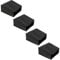 Angoily 4Pcs Non Slip Ladder Feet Rubber Pad Replacement Step Ladder Feet Foot Mat Ladder Feet Cover Ladder Foot Cushion Extension Ladder Replacement Part
