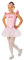 Rubies Déguisement Barbie Ballerine pour enfant Taille M 5-6 ans Rose