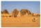 artboxONE Poster 90x60 cm Architektur Meroes Pyramiden hochwertiger Design Kunstdruck - Bild Pyramide meroe nubien