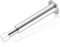 KOLAKO Door Stop, Wall Mounted Door Stopper, Long Stainless Steel Rubber Heavy Duty Modern Metal Adjustable Door Holder Wall Protectors Doorstop for Skirtings, Brushed Silver