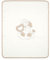 THUN, Copertina Decorata con Angelo in 100% Poliestere, Coperta Neonato, Linea Baby, 90x72 cm