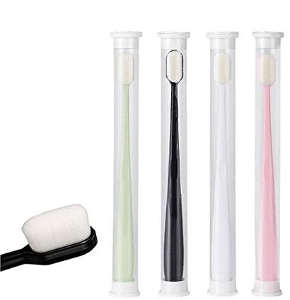 Von Der Homezo Nano-Zahnbürste Inspirierte Premium-Nano-Zahnbürste, Extra Weiche Zahnbürste Mit 10000 Weichen Borsten, Ultrafeine Weiche Zahnbürste