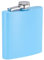 sourcing map Hip Flask for Liquor 6oz 170ml Stainless Steel Leak Proof Drinking Flask for Camping Hiking Outdoor Activity, Light Blue