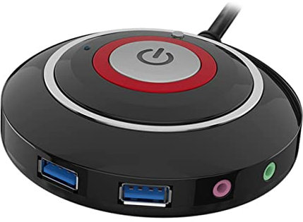 BESTonZON 2st Computer Desktop Schalter Für Desktop-Computer Reset-Taster Reset-Taste Für Computergehäuse Computerzubehör Netzschalter Computerteil Schreibtisch Leitung Neu Starten Büro Abs