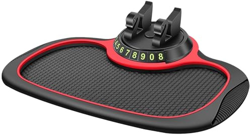 Handyhalterung Auto Multifunktionales Telefonpad 360 Grad Drehbare | Handyablage Armaturenbrett, Antirutschmatte, Autschfeste Telefonhalterung Für Autos Rutschfestes Telefonpad Dash