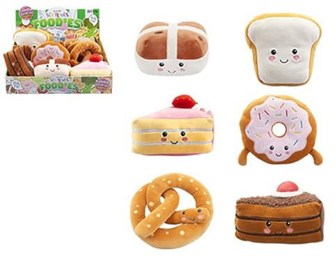 Entzückende verschiedene Designs Plüsch-Bäckerei-Fooddies – 16 cm – weiches und kuscheliges Design, für Kinder und Lebensmittelliebhaber (1 Stück)
