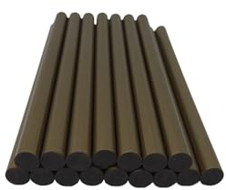 Made in The UK hot melt Glue Sticks for Glue Gun 20cm long 12mm diameter- Versatile Hot Melt Adhesive for Arts & Crafts, Product Assembly, and More (10, GOLD)