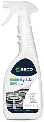 SECOSTORE - ESSE GRILLFORN - Sgrassante per grill, piastre e forni pronto uso - 12 flaconi da 750 ml