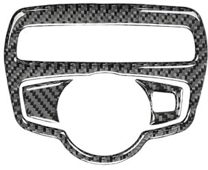 Auto Innenraum Für Benz W205 C180 C200 C300 C Für GLC Klasse Carbon Fiber Scheinwerfer Schalter Knopf Trim Rahmen Aufkleber Auto Innen Zubehör Auto Innen Zubehör