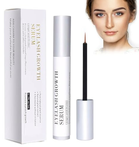 Lash Serum,Wimpernserum Ohne Hormone,Augenbrauen Serum,Eyelash Serum,Wimpern Serum,Hormonfrei,Fördert Das Wimpernwachstum (5 ml)