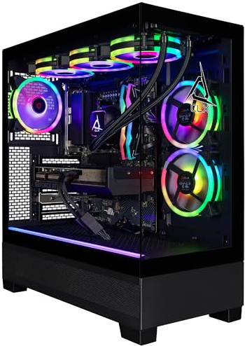 CLX Set Gaming PC - AMD Ryzen 7 9700X 3.8GHz, GeForce RTX 4070 Super, 1TB NVMe M.2 SSD, 32GB DDR5 RGB Memory, 360mm AIO, WiFi, Windows 11 Home, Black