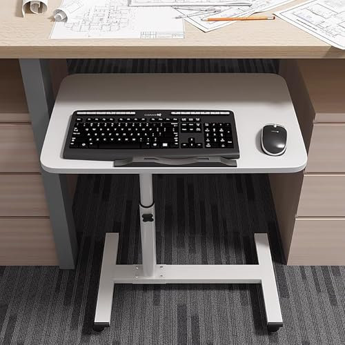 USFJATI Computer Keyboard With wheelsCase Keyboard Tray Under Table, Ergonomics Desk Extender, Large Keyboard Tray Under Desk, Computer Elbow Arm Support, for Computer Mount