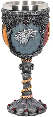 Monrunkg Copa Espada Copa Juego de Tronos Copa de Acero Inoxidable Canción de Hielo y Fuego Copa de Agua Copa de Vino Medieval