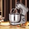 Batteur sur socle en acier inoxydable 2000 W, mélangeur alimentaire commercial 10 L avec crochet pétrisseur, mélangeur multifonction for boulangerie à pizza, mélangeur électrique for pain, gâteau, cro