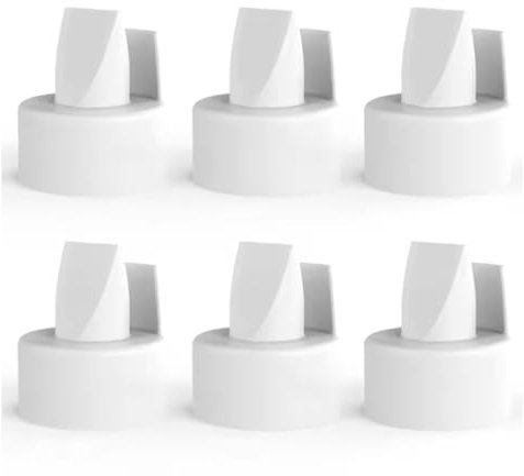 6 Pack | Replacement Duckbill Valves Compatible with Spectra S1 / S2 / 9 Plus/Dew 350, Medela Pump in Style | BPA and DEHP Free | Accessories Parts of Breast Pump