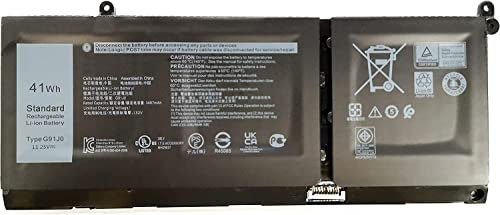 Batterie d'ordinateur portable 11,25 V 41 Wh 3467 mAh G91J0 MGCM5 compatible avec Dell Latitude 3320 3420 3520 Inspiron 15 3515 3511 3520 5410 2 en 1
