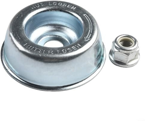 ZWEquipint Tappo per piastra di corsa con dado sinistro M10 x 1 mm, compatibile con decespugliatori serie FS36 FS40 FS44 FS85 FS90 FS120 KM