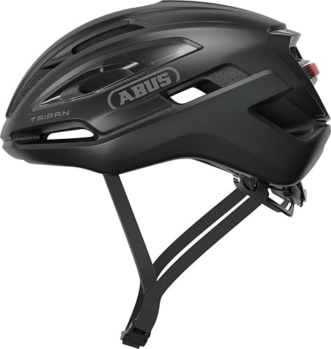 ABUS Gravel-Helm Taipan LED - Fahrradhelm mit Licht fürs Gravel-Biken - leicht, vielseitig und gut belüftet - mit Brillenhalterung - für Jugendliche, Frauen und Männer