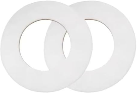 30 x 40 x 2 mm Ptfe Unterlegscheibe Weiß - Hochtemperatur-, Öl- Und Chemikalienbeständig - Dichtung Für Wasserhähne, Rohrleitungen Und Industrie - 50 Stück