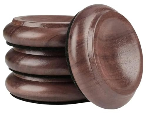 Piano Caster Cups Furniture Pads Upright Wood Coasters Floor Protectors For 4pcs
