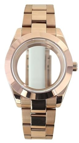 Gladiaond 1pc Uhr Fall Kleine 39mm Armband Saphir Teile for Nh35 Nh36 Nh34 Nh70 Bewegung Explorer