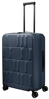 Travelite Hartschalenkoffer PANELLO, erweiterbar mit Dehnfalte, TSA-Kombinationsschloss, 4 Doppelrollen, mittelgroßer Reisekoffer aus ABS, 45 x 65 x 26–30 cm, 65–70 L, 3,8 kg