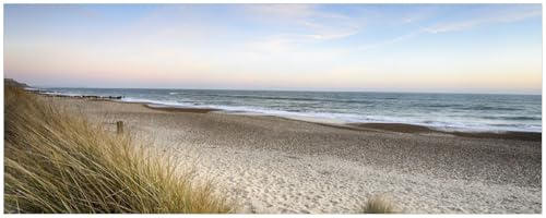 Wallario Küchenrückwand selbstklebend 115 x 50 cm, Motiv: Strandspaziergang im Urlaub an der Ostsee | Spritzschutz abwischbar & pflegeleicht