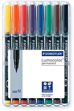 STAEDTLER Lumocolor Fineliner Universal Pen Permanent M Boxaa