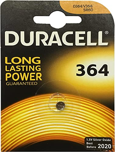 4x Duracell 364 1.5v Silver Oxide Watch Battery Batteries SW621SW D364 V364 SR60