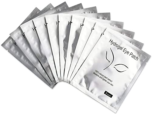 Locisne Auge Gel Pads-100 Paare von Wimpern Peitsche Extension Pads Fusselfrei Unter Auge Gel Patches Schönheit Werkzeug für Pro Salon Individuelle Wimpernverlängerung (100 beutel = 200 stücke)