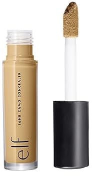 e.l.f. 16HR Camo Concealer, hoch pigmentiert, mit intensiver Deckkraft, mattes Finish, vegan & tierversuchsfrei, Medium Sand, 6ml