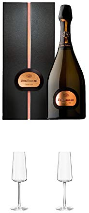 Dom Ruinart Champagner Rose 0,75 Liter + Stölzle Power Champagnerkelch 1 Stück - 1590029 + Stölzle Power Champagnerkelch 1 Stück - 1590029