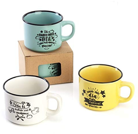 lote 30 Taza Frases Gracias - Tazas Originales Detalles de Bodas, Bautizos y Comuniones. Tazas para Regalar en Bodas Comprar
