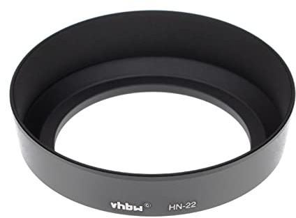 vhbw Paraluce compatibile con Nikon Nikkor AF 60mm f/2.8 Micro, Nikkor AF 60mm f/2.8 D Micro 62 mm obiettivo nero, metallo, rotondo, 8,5 cm