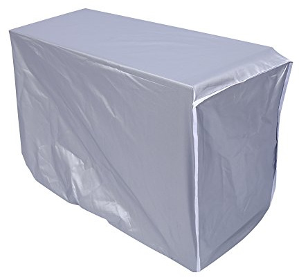 Tnfeeon Platz Klimaanlage Abdeckung, 3 Größen Anti Staub Anti Schnee Wasserdicht Staubdicht Sunproof Fenster Klimaanlage Schützt mit Bindeseil (Linienfarbe zufällig)(#2 86 * 32 * 56cm)