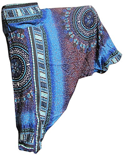PANASIAM Aladin Pants, Maoi 02, Blue Tones XL