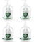 4 x 500ml Hand Sanitiser 70% Alcohol Gel Anti Bacteria Viral Eliminating Formula Gel Alcohol Anti Bacterial Formula Pack Of 4