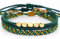GOODCHANCEUK - Braccialetto intrecciato con nodo di diamante, 3 pezzi, regolabile, in rame, intrecciato a mano, per uomo e donna…