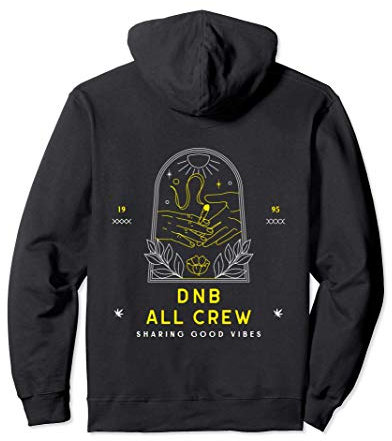 Drum N Bass DnB Music Liquid Drum And Bass EDM Pullover Hoodie